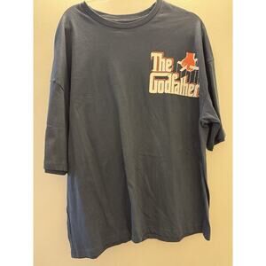 The Godfather Don Vito Corleone Mafia Gangster Movie 2-Sided T-Shirt NEW Sz L